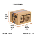 Flexómetro contra impactos 8 m cinta 25 mm grad. métrica 7