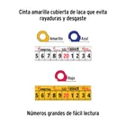 Flexómetro 6 m cinta 25 mm, en display box, PRETUL 2
