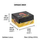 Flexómetro 8 m cinta 25 mm, en display box, PRETUL 3