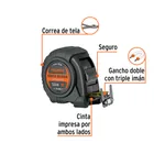 Flexómetro contra impactos 5.5 m, Cinta Negra 25 mm, TRUPER 2