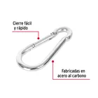 Bandola mosquetón de acero 1/2', FIERO 2