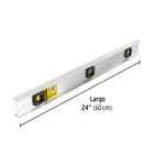 Nivel de 24' con cuerpo de aluminio, PRETUL 3