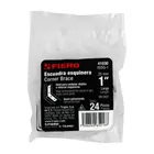 Bolsa con 24 escuadras esquineras 1' x 1', FIERO 5