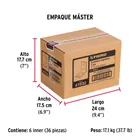 Bolsa con 24 escuadras esquineras 2' x 2', FIERO 8