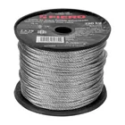Metro de cable flexible 1/8' de acero 7x19 hilos, 75 m 1