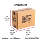 Metro de cable flexible 1/8' de acero 7x19 hilos, 75 m 5