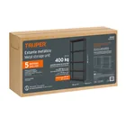 Estante metálico 5 repisas capacidad 80kg, 85x30x180, TRUPER 5