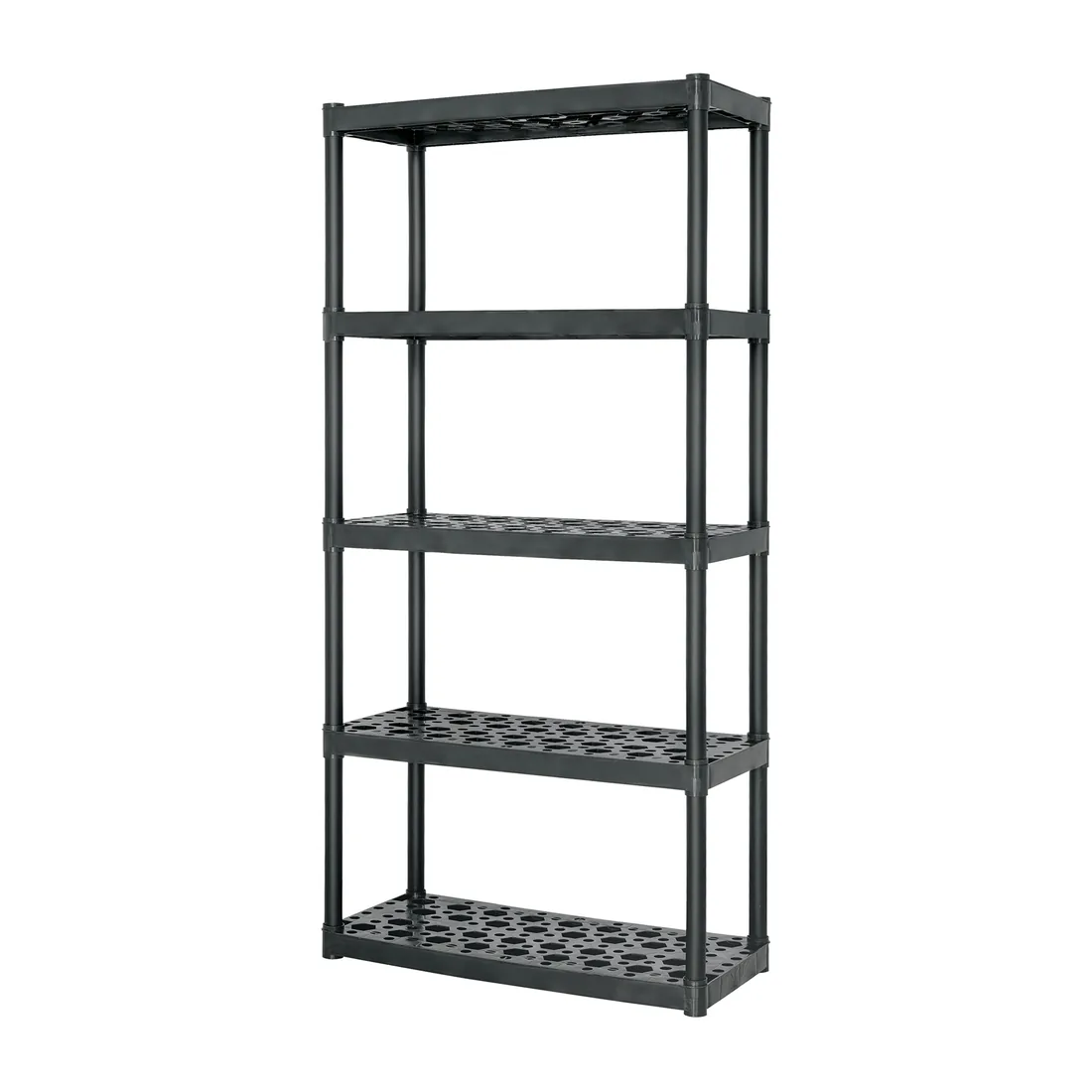Estante plástico 5 repisas capacidad 70kg, 91x43x185, TRUPER