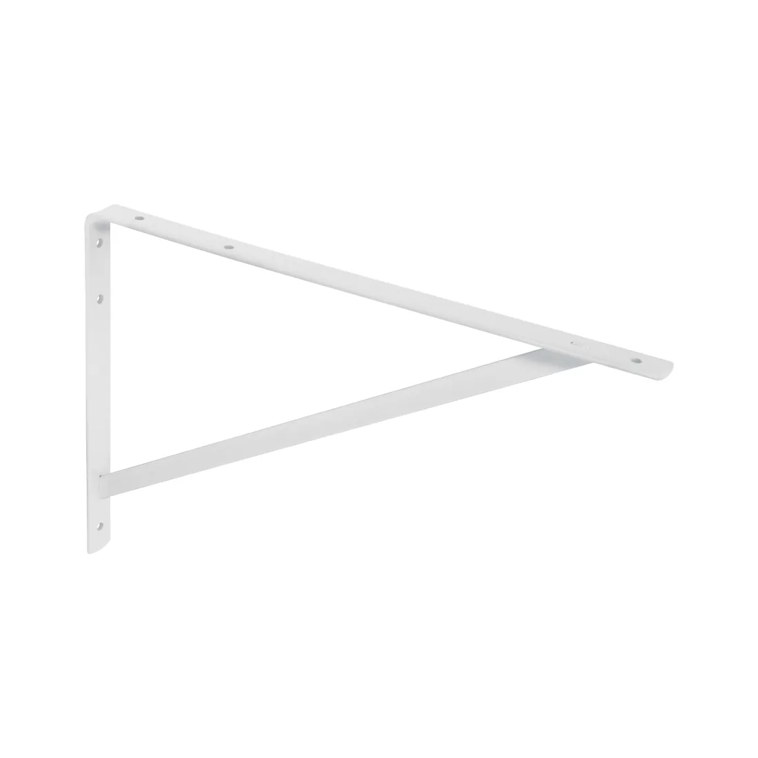 Ménsula reforzada de acero, blanca, 13 x 20', FIERO