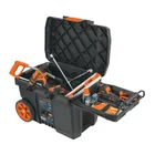 Caja para herramienta, 23'x17' con ruedas, mango telescópico 1