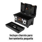 Caja p/herramienta 22' c/compartimentos y broches metálicos 4