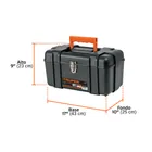 Caja para herramienta 17' industrial con broches metálicos 3