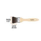 Brocha pelo de camello de 1-1/2' con mango de madera, TRUPER 3