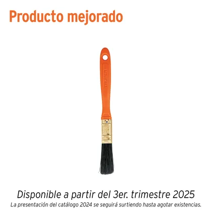 Brocha profesional de 1/2' con mango de plástico, TRUPER