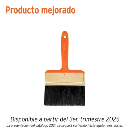Brocha profesional de 5' con mango de plástico, TRUPER