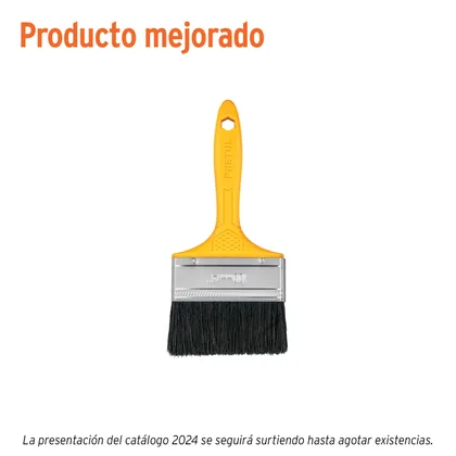 Brocha uso general de 4' con mango de plástico, PRETUL