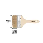 Brocha uso general de 4' con mango de madera, PRETUL 3