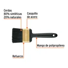 Brocha profesional de 2-1/2' mango de plástico, EXPERT 2