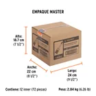 Brocha profesional de 1-1/2' con mango de plástico, TRUPER 6
