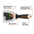 Espátula flexible 4' acero inoxidable, Comfort Grip, EXPERT 2