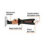 Espátula 2-1/2' de 6 usos, acero inoxidable, Comfort Grip 2