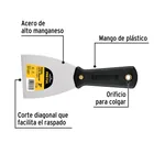 Espátula rígida 3' con mango de plástico, PRETUL 2