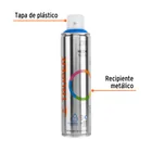 Pintura en aerosol, azul neón, bote esbelto, 400 ml 3