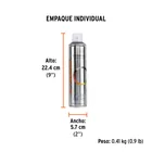 Pintura aerosol gris acero, bote esbelto 400 ml, TRUPER 4