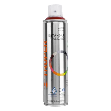 Pintura aerosol guinda, bote esbelto 400 ml, TRUPER