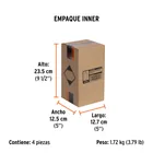 Pintura aerosol café anodizado, bote esbelto 400 ml, TRUPER 5
