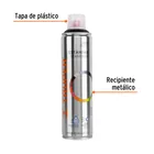 Pintura aerosol negro mate, bote esbelto 400 ml, TRUPER 3