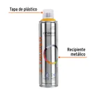 Pintura aerosol amarillo, bote esbelto 400 ml, TRUPER 3