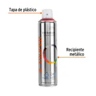 Pintura aerosol rojo primario, bote esbelto 400 ml, TRUPER 3