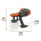 Pistola eléctrica para pintar de 700 W, TRUPER EXPERT 5