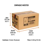 Pistola p/retoque gravedad HVLP vaso plástico, 1 mm, TRUPER 9