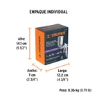 Pistola para retoque LVMP vaso aluminio, 0.5 mm, TRUPER 7