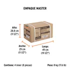 Pistola p/pintar gravedad HVLP vaso plástico, 1.7 mm, TRUPER 9