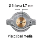 Pistola para pintar LVMP vaso aluminio, 1.7 mm, TRUPER 4