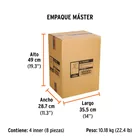 Pistola p/pintar succión HVLP vaso aluminio, 1.4 mm, TRUPER 9