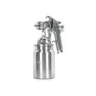 Pistola p/pintar succión HVHP vaso alum, 1.8mm, 3 vál TRUPER 1