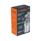 Pistola p/pintar succión HVHP vaso alum, 1.8mm, 3 vál TRUPER 6