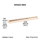 Extensión de fibra de vidrio para rodillo, 3.6 m, TRUPER 4