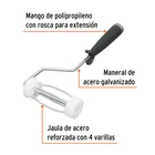 Maneral de 4' con jaula para rodillo, TRUPER 2