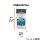 Bolsa c/2 felpas p/mini rodillo de microfibra 4'x3/8',TRUPER 3