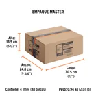 Bolsa c/2 felpas para mini rodillo esponja 4'x3/8', TRUPER 7