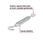 Tensor zinc 5/16' ojo-gancho, FIERO 2