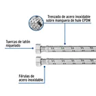 Manguera para boiler, acero inox. 3/4'H x 3/4'H, 60 cm 2