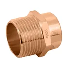 Conector de cobre, rosca exterior 1', FOSET 1