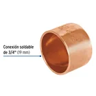Tapón capa de cobre 3/4', FOSET 2