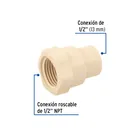 Conector hembra de CPVC 1/2', FOSET 2
